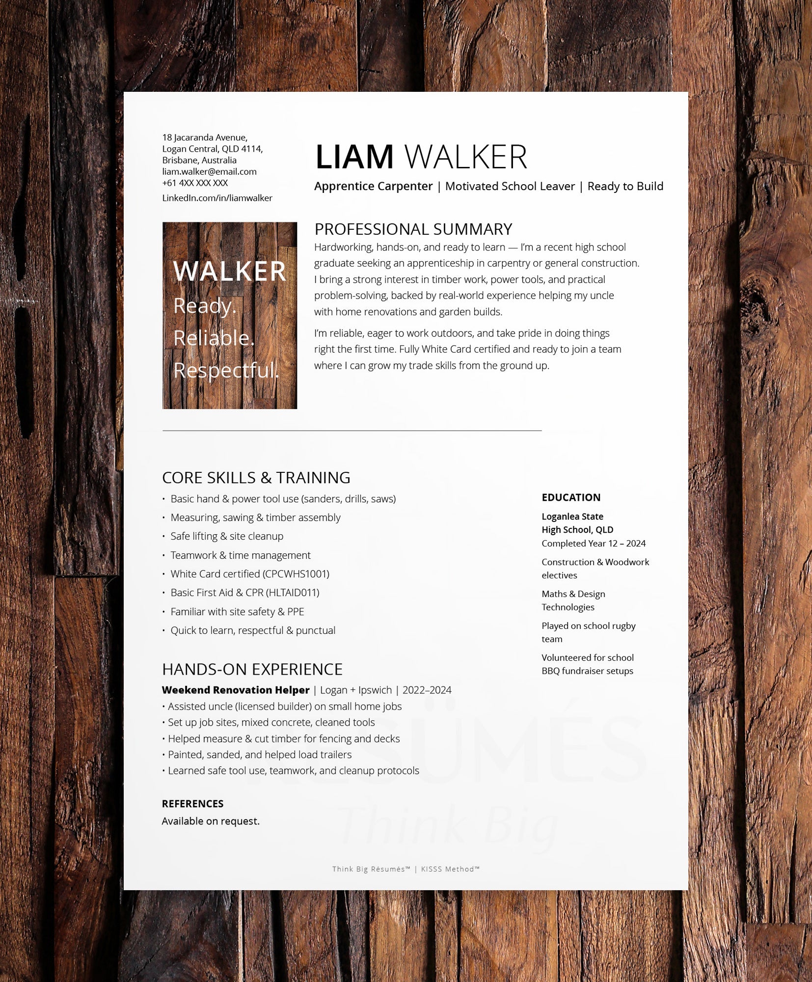 The Career Starter TBR - 010