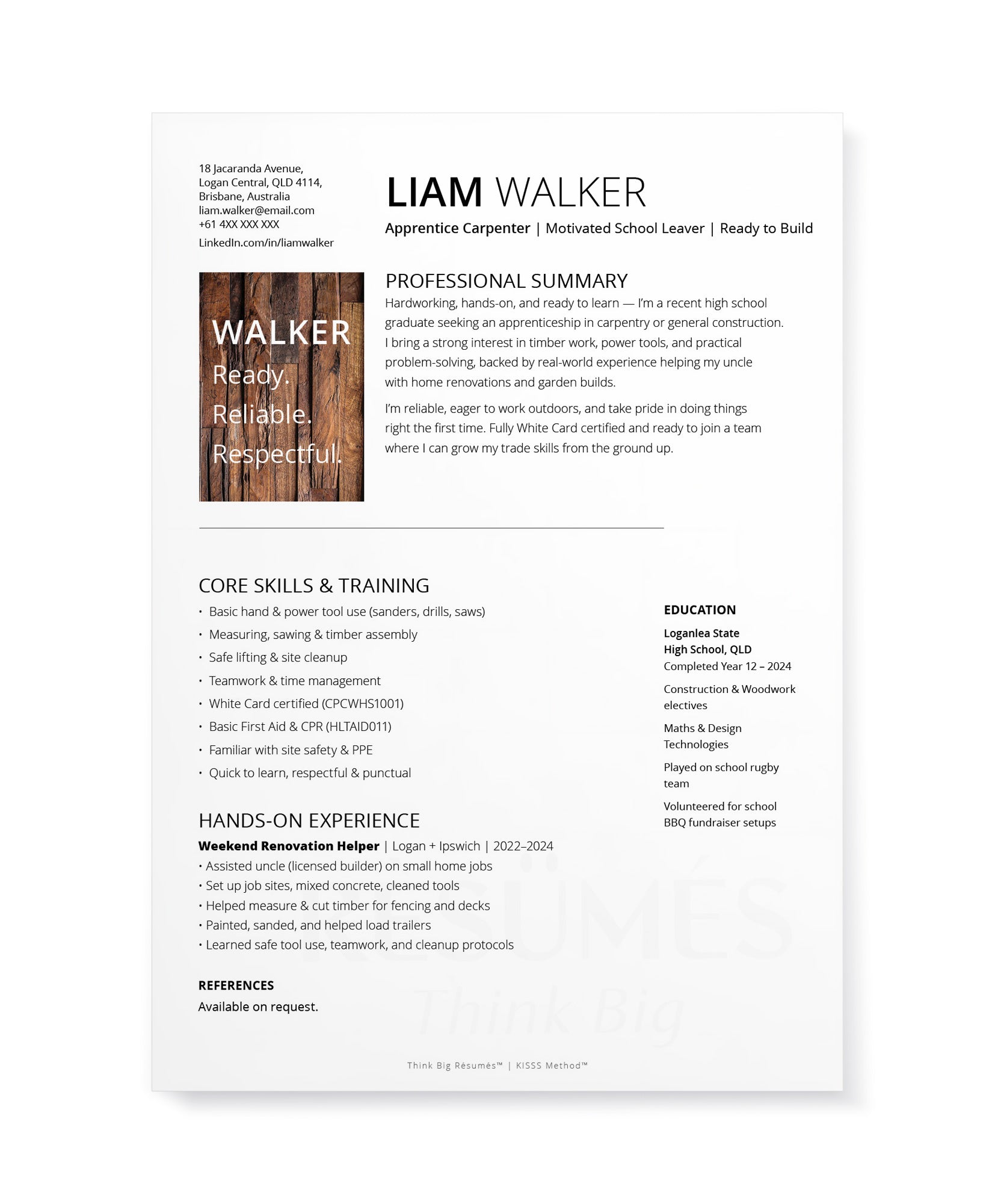 The Career Starter TBR - 010